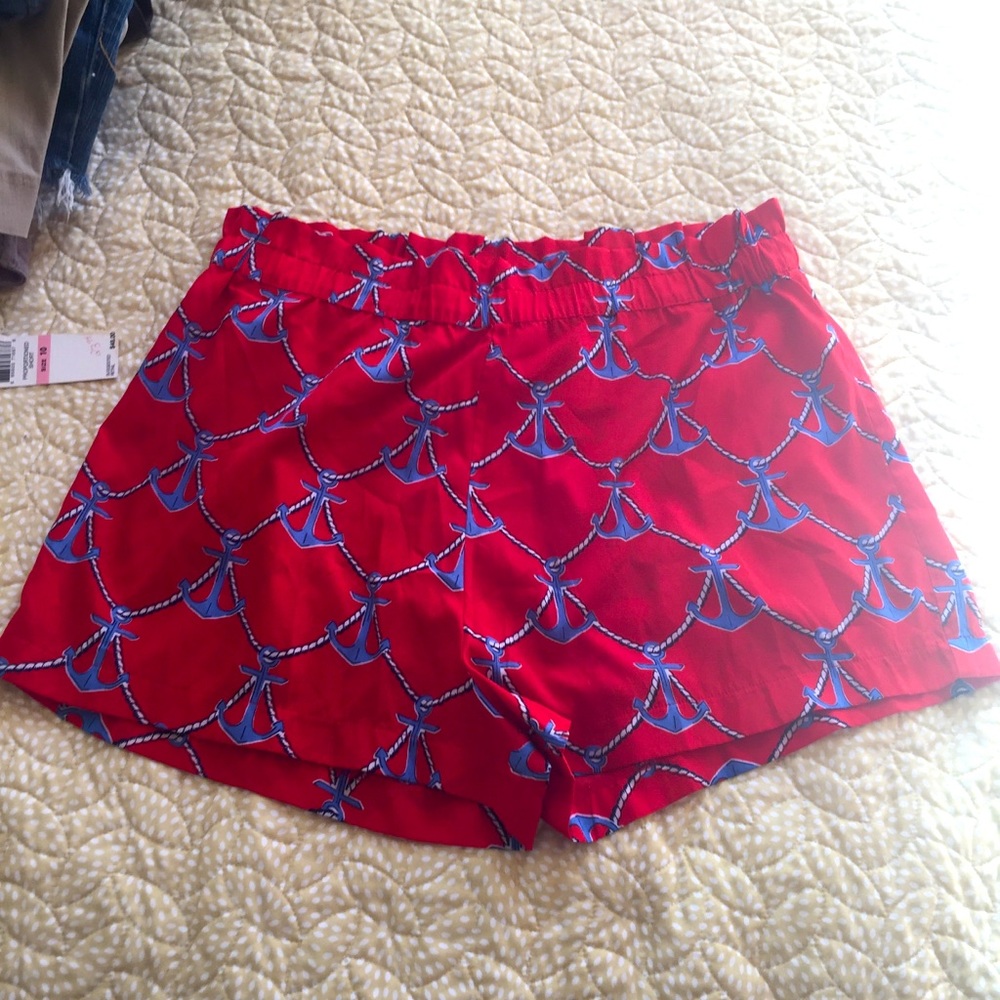 ❤️Mudpie Anchor Print ⚓️ Shorts Sz L (12-14)💙 - Picture 2 of 8